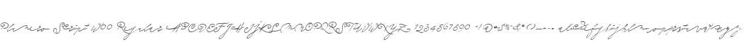 Plumero Script W00 Regular