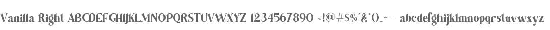 Vanilla Right