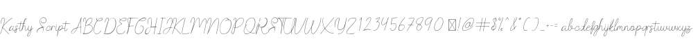 Kasthy Script