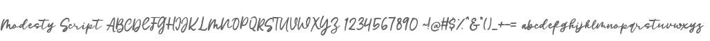 Modesty Script