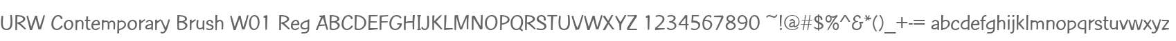 URW Contemporary Brush W01 Reg