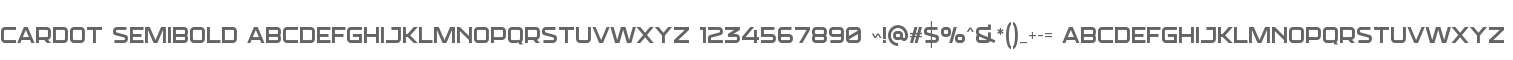 CARDOT Semibold
