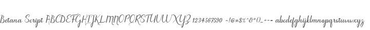 Betana Script