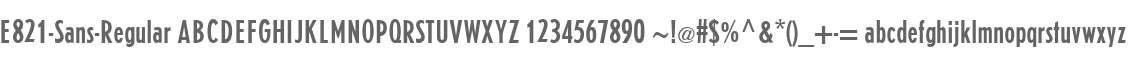 E821-Sans-Regular
