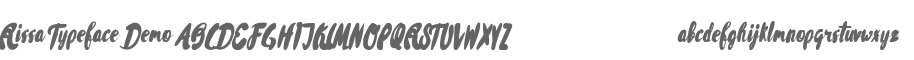 Rissa Typeface Demo
