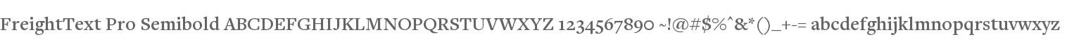 FreightText Pro Semibold