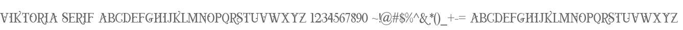Viktoria Serif