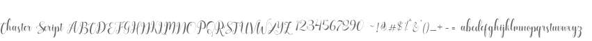 Chaster Script