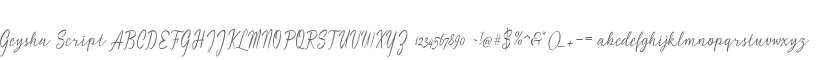 Geysha Script