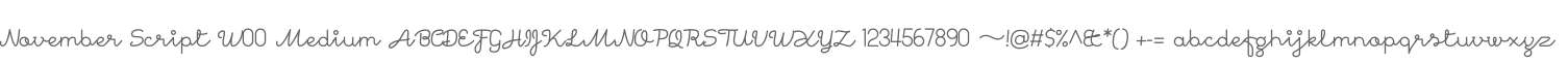 November Script W00 Medium