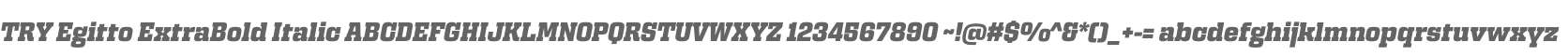 TRY Egitto ExtraBold
