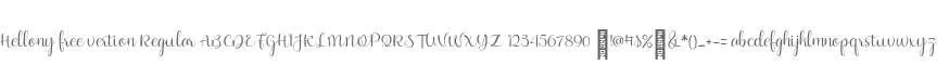 Hellony free vertion Regular