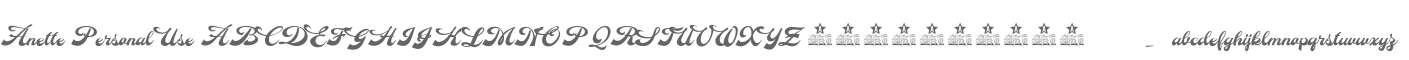Anette Personal Use