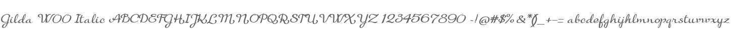 Gilda W00 Italic