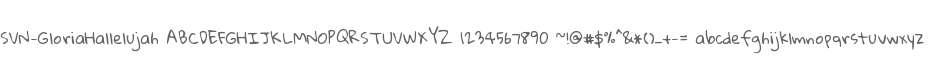 SVN-Gloria Hallelujah