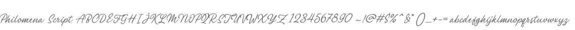Philomena Script