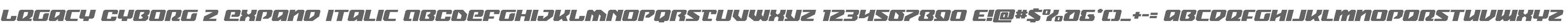 Legacy Cyborg 2 Expand Italic