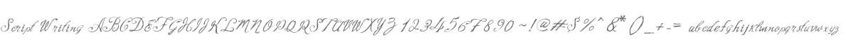 Script Writing