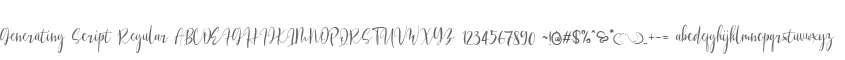 Generating Script Regular