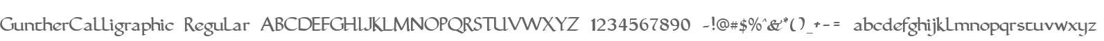 GuntherCalligraphic Regular