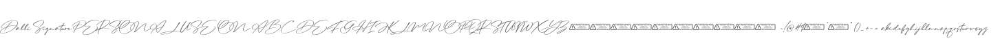 Dalli Signature PERSONAL USE ON