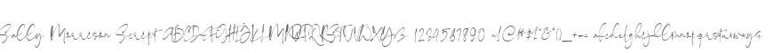 Sally Morrison Script
