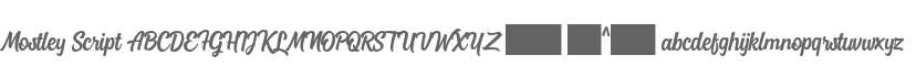 Mostley Script