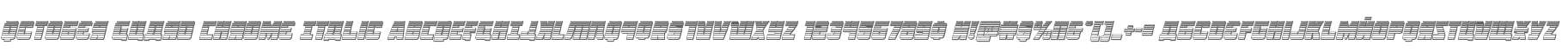 October Guard Chrome Italic