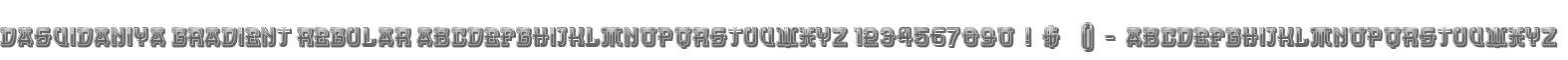 Dasvidaniya Gradient Regular