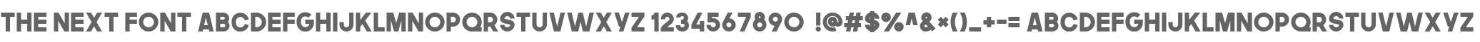 The Next Font