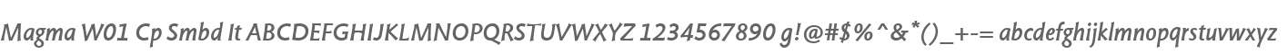 Magma W01 Cp Smbd It
