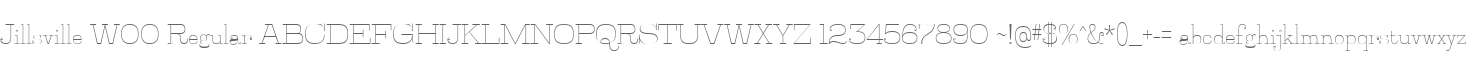 Jillsville W00 Regular
