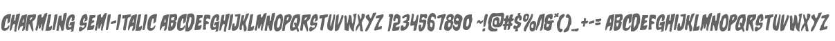 Charmling Semi-Italic