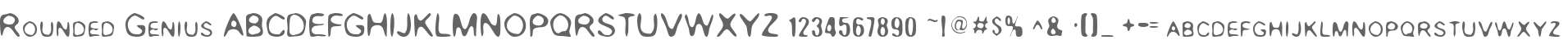 Rounded Genius