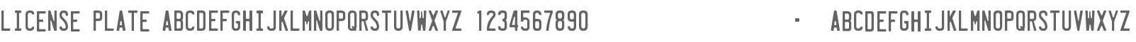 License Plate