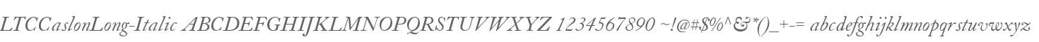 LTCCaslonLong-Italic