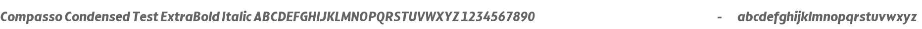 Compasso Condensed Test ExBd It Cond