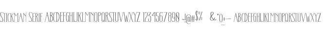 Stickman Serif
