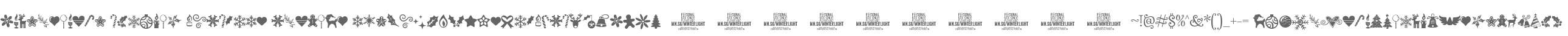 Winterlight Symbols PERSONAL