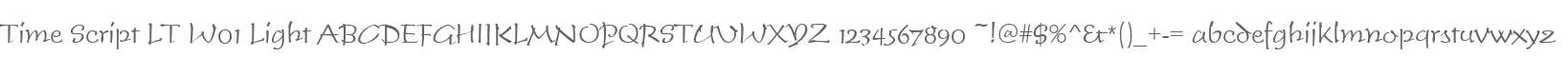 Time Script LT W01 Light