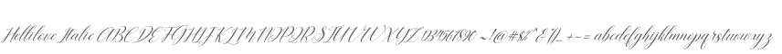 Hellilove Italic