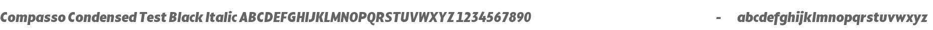 Compasso Condensed Test Black It Cond
