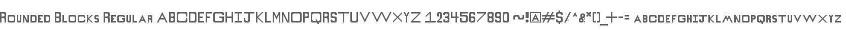Rounded Blocks Regular