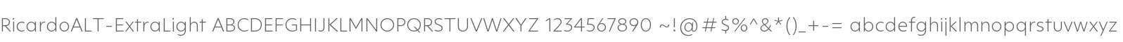 Ricardo ALT ExtraLight