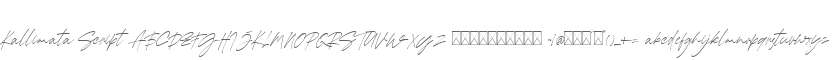 Kallimata Script