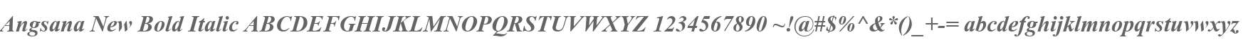 Angsana New Bold Italic