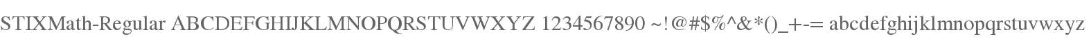 STIX Math