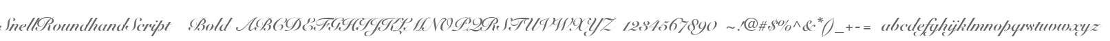 SnellRoundhandScript  Bold