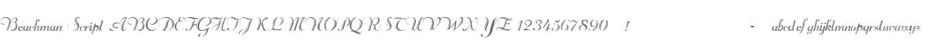 Beachman Script