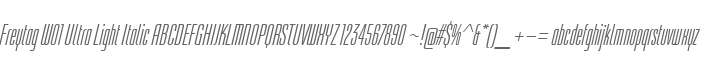 Freytag W01 Ultra Light Italic